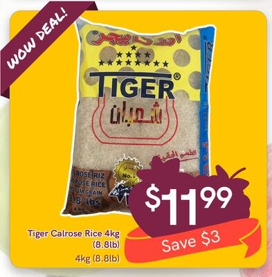Tiger Calrose Rice