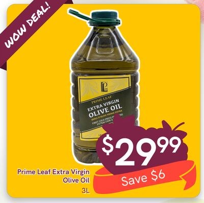Prime Leaf Extra Virgin Olive Oil