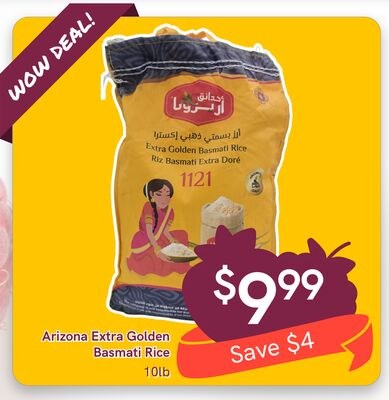 Arizona Extra Golden Basmati Rice