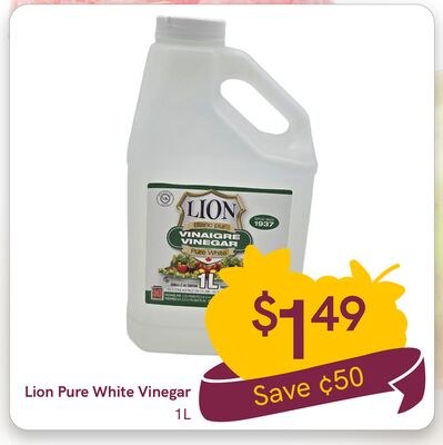 Lion Pure White Vinegar