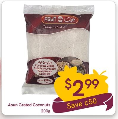 Aoun Grated Coconuts