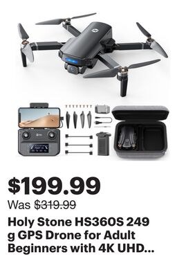 Holy Stone HS360S 249 g GPS Drone for Adult Beg…