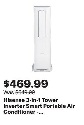 Hisense 3-in-1 Tower Inverter Smart Portable Ai…
