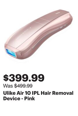 Ulike Air 10 IPL Hair Removal Device - Pink