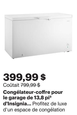 Congélateur-coffre pour le garage de 13,8 pi³ d…