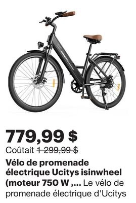 Vélo de promenade électrique Ucitys isinwheel (…