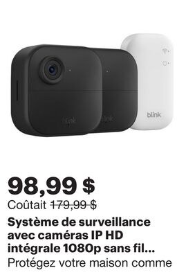 Système de surveillance avec caméras IP HD inté…
