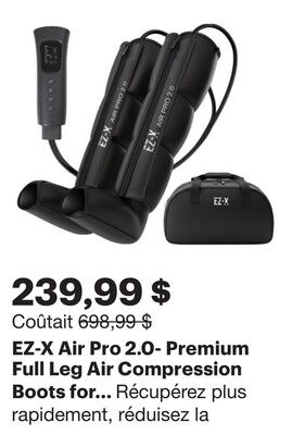 EZ-X Air Pro 2.0- Premium Full Leg Air Compress…