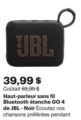 Haut-parleur sans fil Bluetooth étanche GO 4 de…