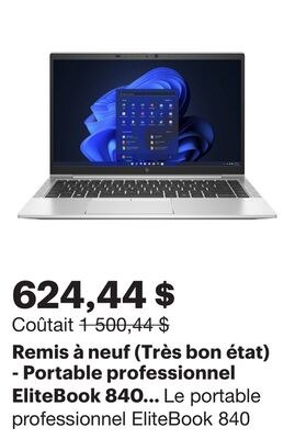 Remis à neuf (Très bon état) - Portable profess…
