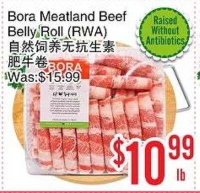 Bora Meatland Beef Belly Roll (RWA)