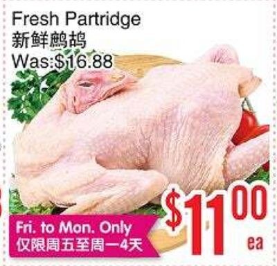 Fresh Partridge