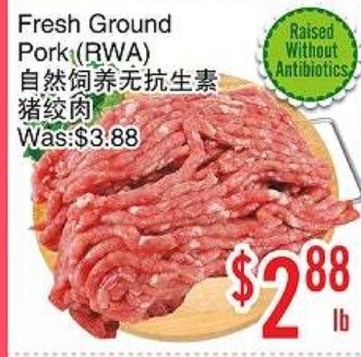 Fresh Ground Pork (RWA)