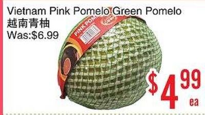 Vietnam Pink Pomelo Green Pomelo