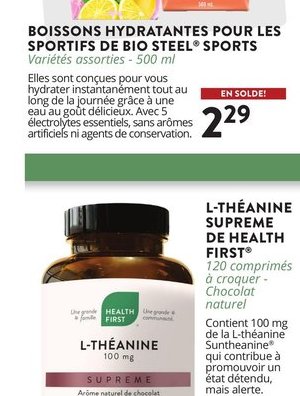 L-Théanine Suprême de Health First
