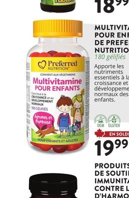 Multivitamine pour Enfants de Preferred Nutriti…