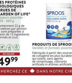 Produits de Sproos