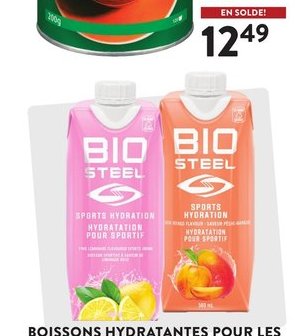 Boissons hydratantes pour les sportifs de Bio S…