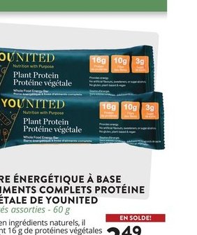 Barre énergétique à base d'aliments complets pr…