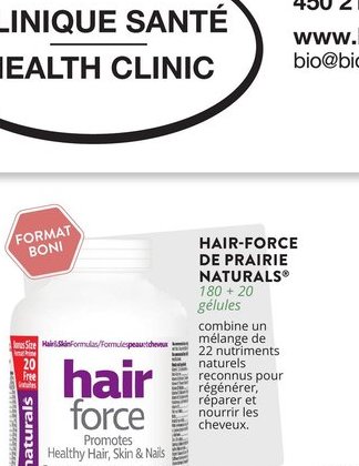 HAIR-FORCE DE PRAIRIE NATURALS