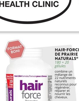 HAIR-FORCE DE PRAIRIE NATURALS