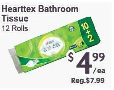 Hearttex Bathroom Tissue