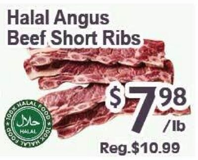 Halal Angus Beef Short Ribs
