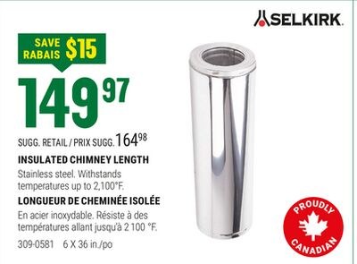 INSULATED CHIMNEY LENGTH