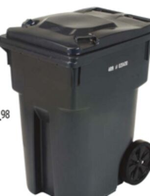 WHEELED BIN Charcoal
