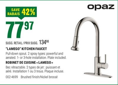 "LAMEGO" KITCHEN FAUCET