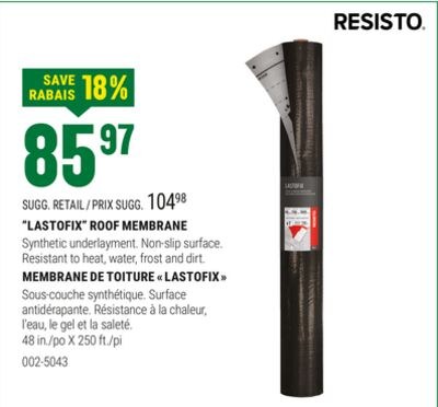 "LASTOFIX" ROOF MEMBRANE