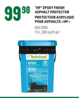 "HP" EPOXY FINISH ASPHALT PROTECTOR