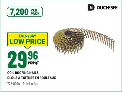DUCHESNE COIL ROOFING NAILS