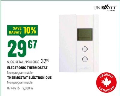 ELECTRONIC THERMOSTAT