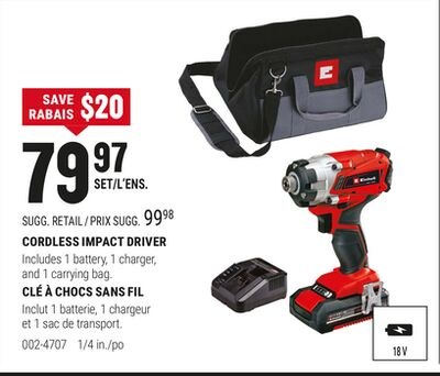 CORDLESS IMPACT DRIVER
