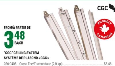 "CGC" CEILING SYSTEM