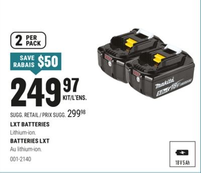 LXT BATTERIES