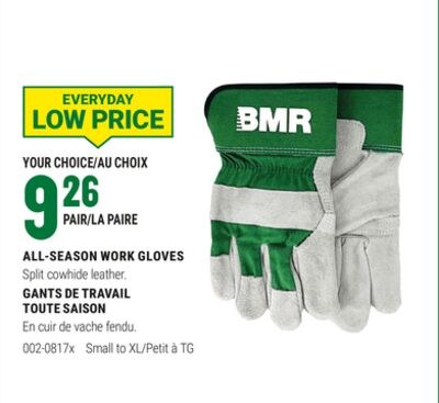 ALL-SEASON WORK GLOVES