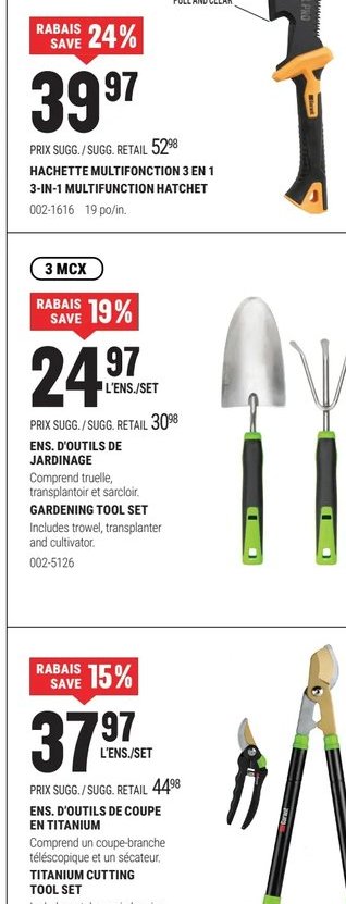 À partir de Pelle à pales shovel