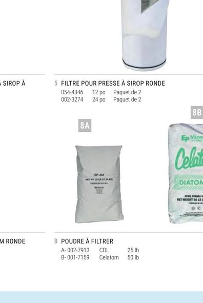 Poudre à filtrer Cellatom