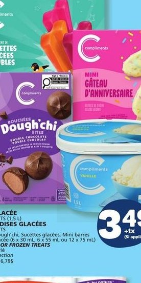 Compliments Sucettes Glacées Doubles