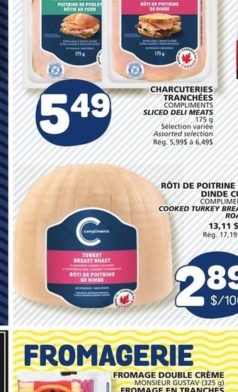 Charcuteries Tranchées
