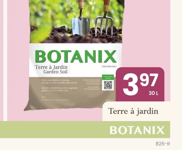 BOTANIX Terre à jardin