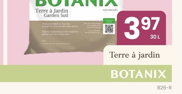 BOTANIX Terre à jardin