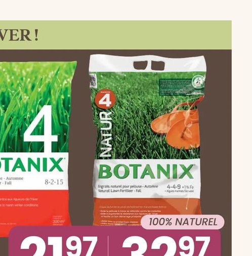 Engrais pour pelouse Botanix 100% Naturel