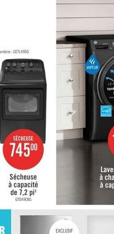 Laveuse Midea à la vapeur à chargement frontal …