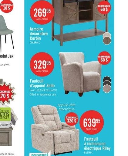 Meuble TV Aiden 72 po