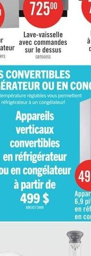Cuisinière Frigidaire à convection