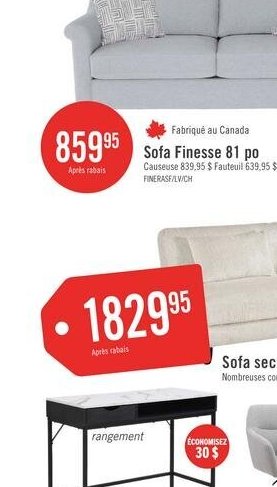 Sofa Finesse 81 po