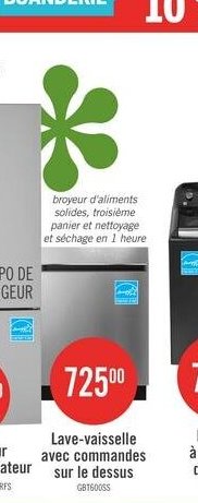 Micro-ondes Frigidaire à hotte intégrée